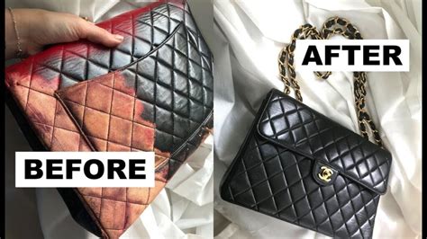 Chanel leather bag repair